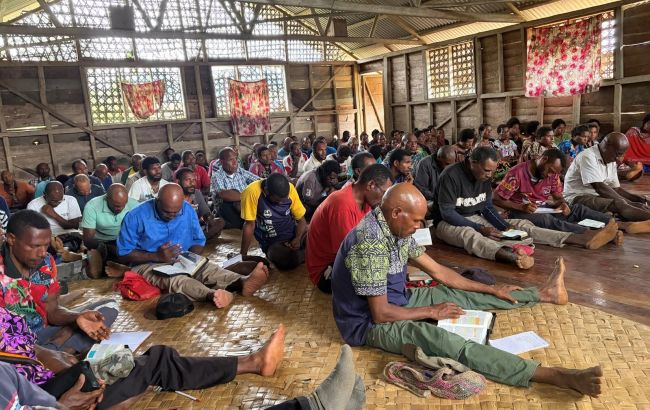 Bibelundervisning i Papua Ny-Guinea